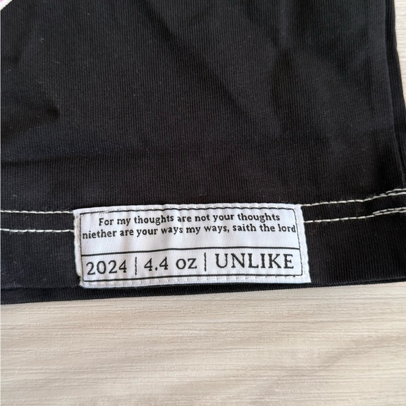 Unlike Ways Isaiah 55:8 Graphic Tee Black XL NWT - Picture 2 of 7